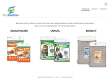 Tablet Screenshot of ecosolutioninc.com